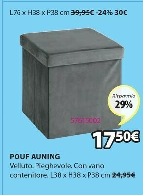 JYSK Pouf offerta