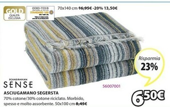 JYSK Asciugamani offerta