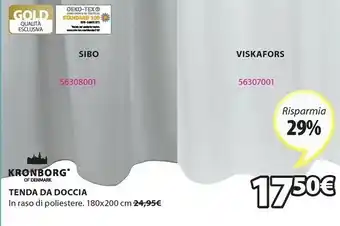 JYSK Tenda doccia offerta