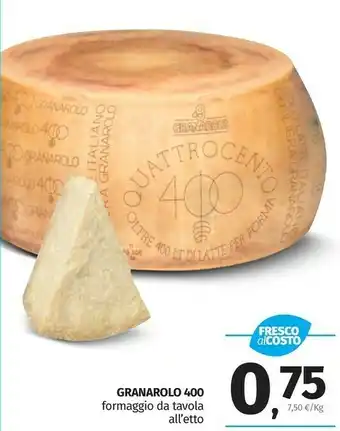 Pam 400 formaggio da tavola offerta