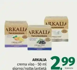 Pam Arkalia crema viso giorno 50 ml offerta