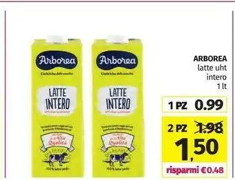 Pam Arborea - latte intero uht 1000 g(ml) offerta
