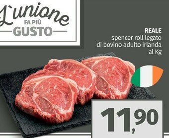 Pam Reale spencer roll legato di bovino adulto irlanda offerta