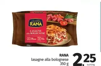 Pam Giovanni rana - lasagne alla bolognese 350 g(ml) offerta