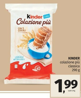 Pam Kinder colazione più classica 290 g offerta