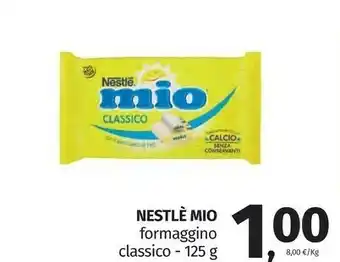 Pam Nestlé - formaggino mio classico 125 g(ml) offerta