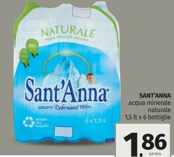 Pam Acqua minerale naturale offerta