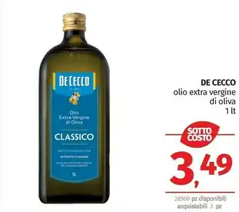 Pam Olio extra vergine di oliva 1000 g(ml) offerta