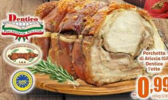 Elite Dentico porchetta di ariccia igp offerta