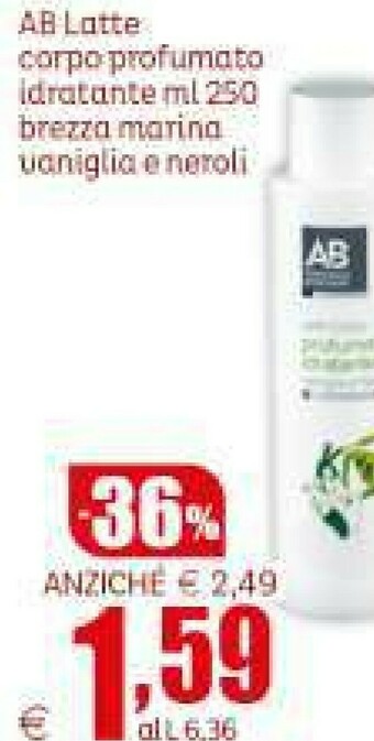 Elite Ab latte corpo profumato idratante offerta