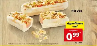 Lidl Hot dog offerta