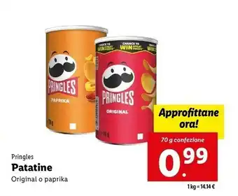 Lidl Patatine original offerta