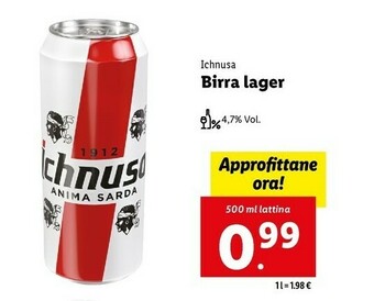 Lidl Birra lager offerta