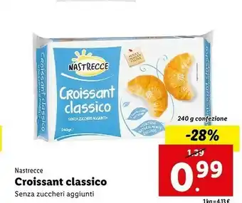Lidl Croissant classico 240 g(ml) offerta