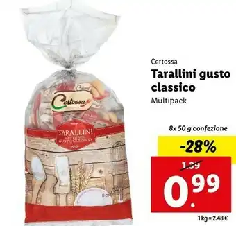 Lidl Tarallini gusto classico offerta