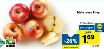 Lidl Envy mele rosse offerta