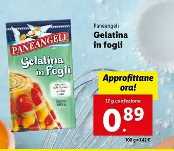 Lidl Gelatina in fogli offerta