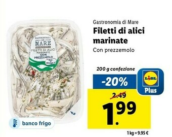 Filetti di alici marinate
