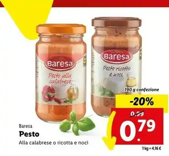 Lidl Pesto alla calabrese offerta