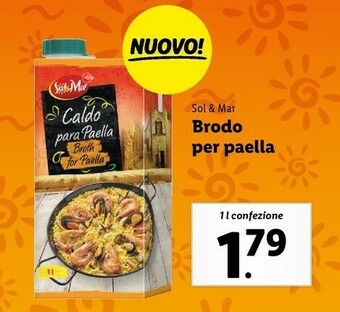 Lidl Brodo per paella offerta