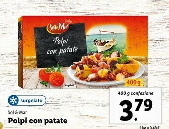 Lidl Polpi con patate offerta