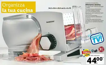 Lidl Kitchen tools affettatrice elettrica offerta