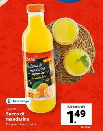 Lidl Succo di mandarino offerta