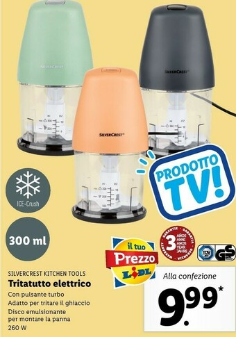 Lidl Tritatutto elettrico offerta