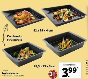 Lidl Ernesto teglia da forno offerta