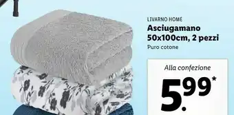 Lidl Livarno home asciugamano offerta