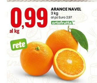 Eurospin Arance navel offerta
