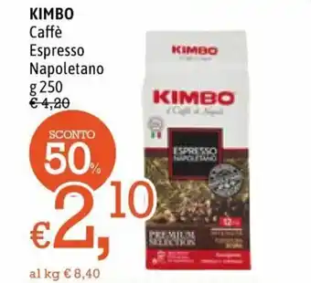 Famila Kimbo Caffè Espresso Napoletano 250 g offerta