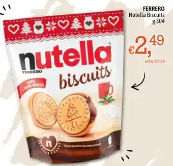 Famila Ferrero Nutella Biscuits 304 g offerta