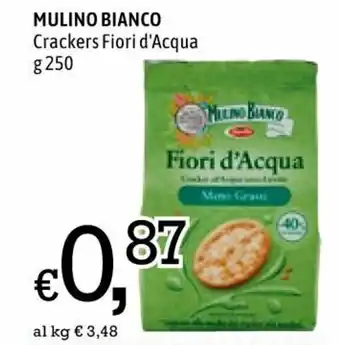 Famila Mulino Bianco Crackers Fiori d'Acqua 250 g offerta