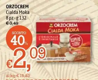 Orzocrem Cialda Moka 8 pz 132g