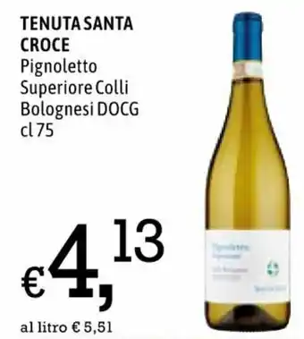 Famila Tenuta Santa Croce Pignoletto Superiore Colli Bolognesi DOCG 75cl offerta