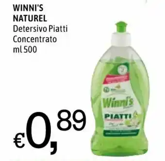 Famila Winni's Naturel Detersivo Piatti Concentrato 500 ml offerta