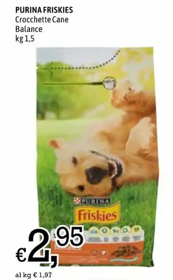 Famila Purina Friskies Crocchette Cane Balance 1,5 kg offerta