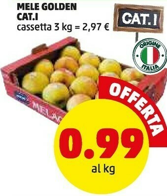 PENNY Mele golden offerta