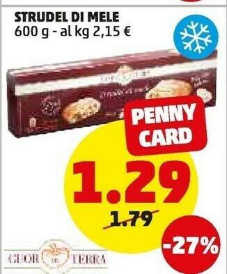 PENNY Strudel di mele offerta