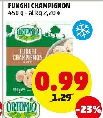 PENNY Funghi champignon offerta