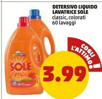 PENNY Detersivo liquido lavatrice offerta