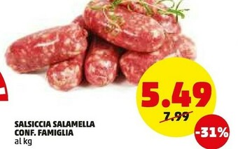 PENNY Salsiccia salamella offerta