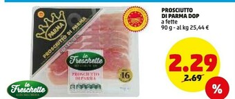 PENNY Prosciutto di parma dop offerta