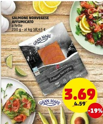 PENNY Salmone norvegese affumicato offerta