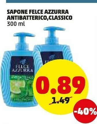 PENNY Sapone liquido offerta