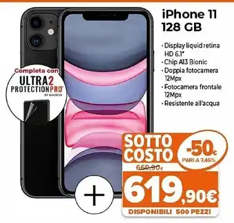 Expert Iphone 11 128gb nero offerta