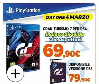 Expert Sony gran turismo 7 per ps4 offerta