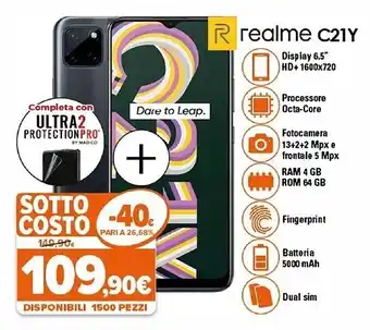 Expert C21y 16,5 cm (6.5") doppia sim android 11 4g micro-usb 4 gb 64 gb 5000 mah nero offerta