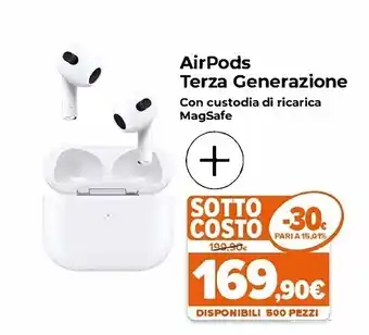 Expert Airpods (terza generazione) auricolari true wireless offerta